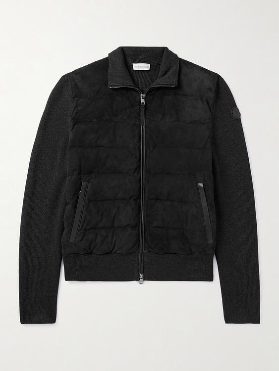 Black down jacket from Moncler