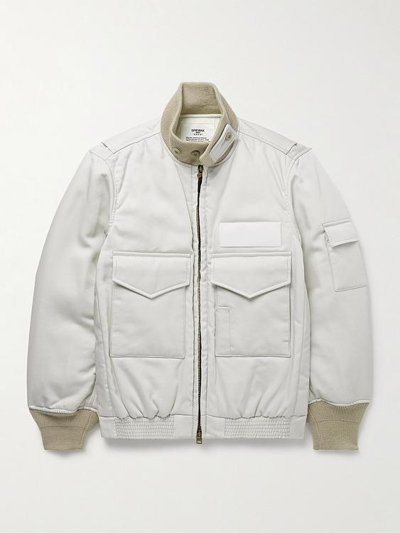 Grey casual jacket from Sacai