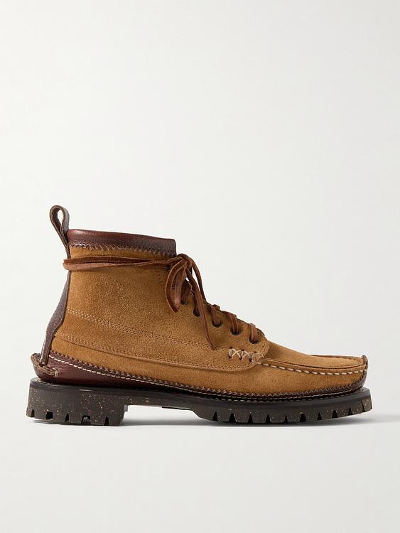 Brown lace-up boots from Yuketen