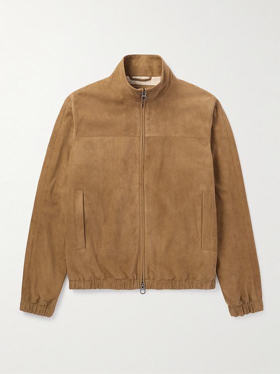 Brown bomber jacket from Loro Piana
