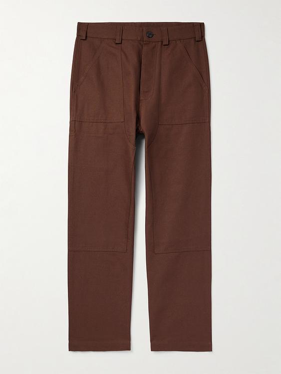 Brown casual trousers from Miles Leon