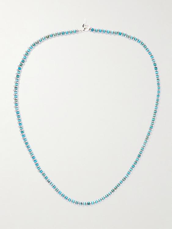 Light blue necklace from Mikia