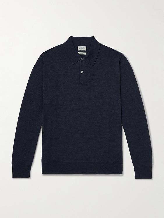 Black long sleeve polo shirt from Hartford