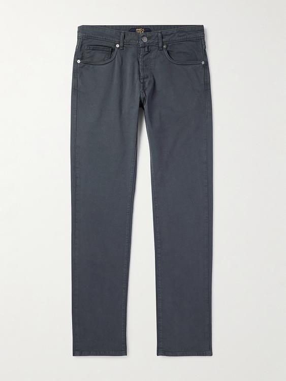 Dark grey chinos from Incotex