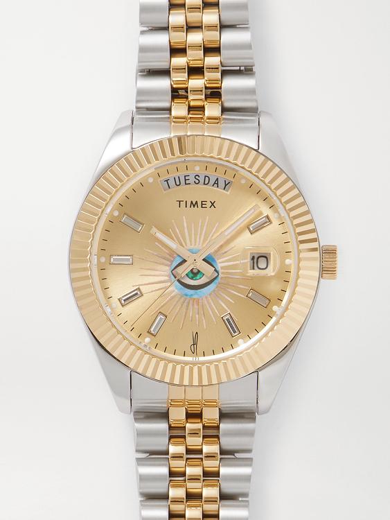 Dark yellow watch from Timex