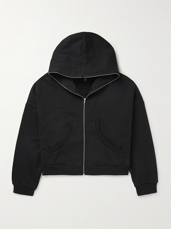 Black hooded sweatshirt from Entire Studios