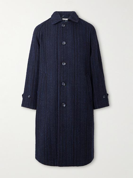 Dark blue coat from Blue Blue Japan