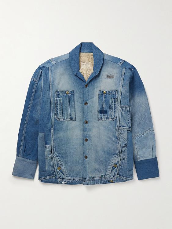 Blue denim jacket from Greg Lauren