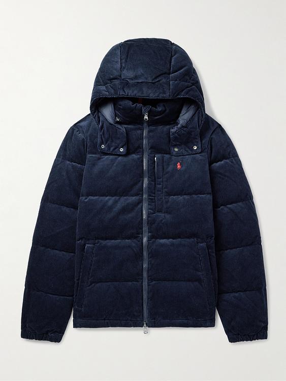 Dark blue down jacket from Polo Ralph Lauren