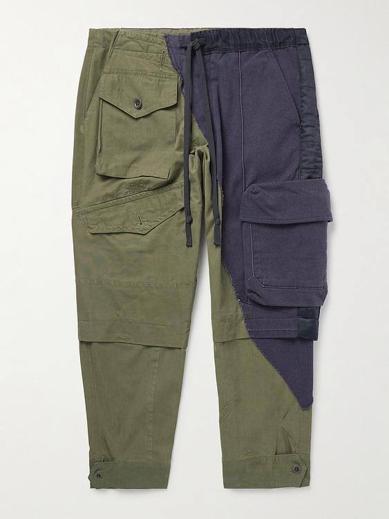 Multicolor cargo trousers from Greg Lauren