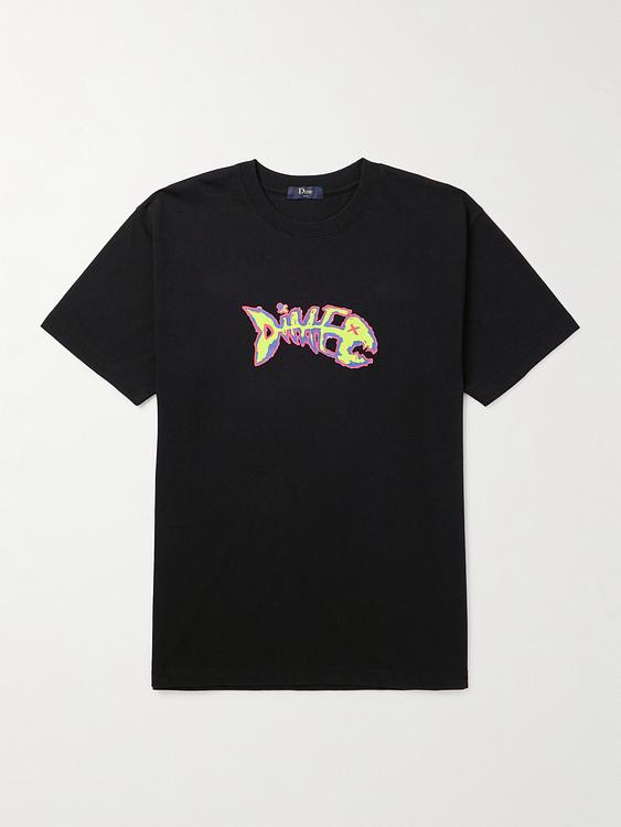 Print black t-shirt from DIME