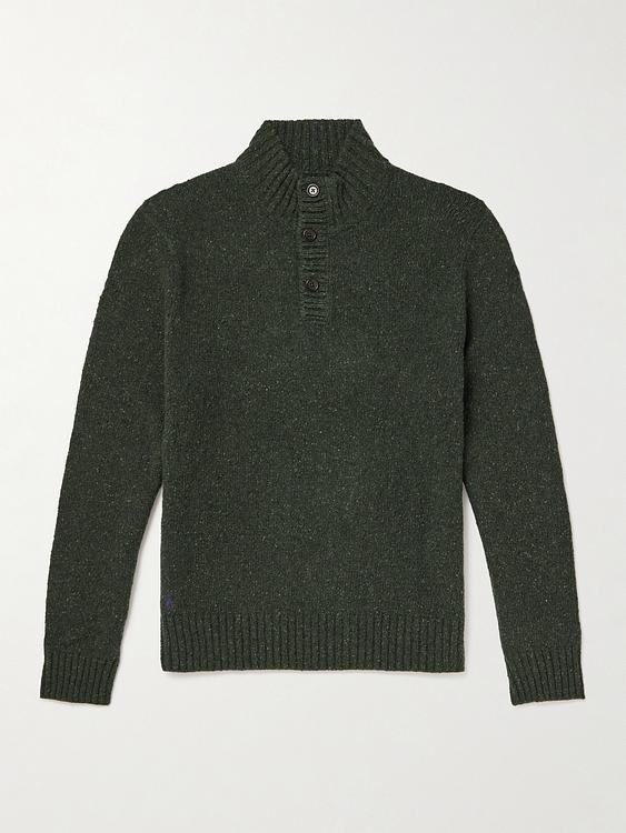 Dark green long sleeve polo shirt from Polo Ralph Lauren