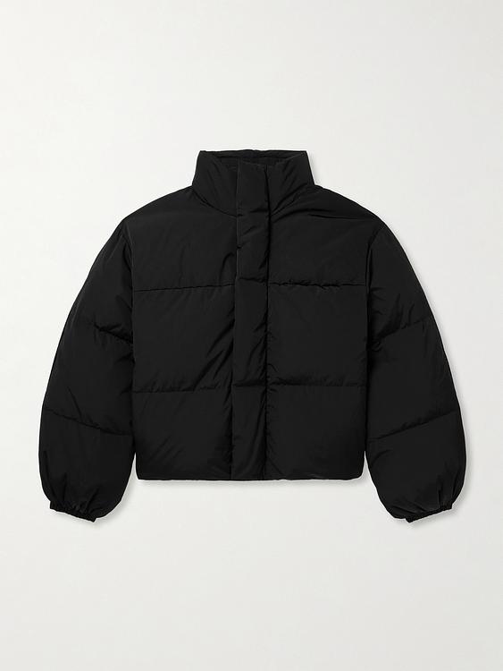 Black down jacket from Acne Studios