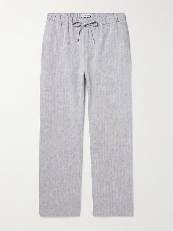 Grey drawstring trousers from Frescobol Carioca