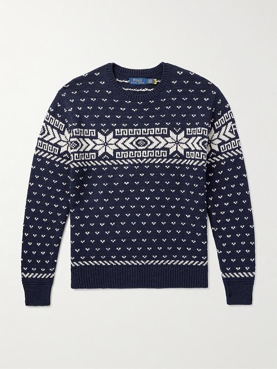 Dark blue cashmere sweater from Polo Ralph Lauren