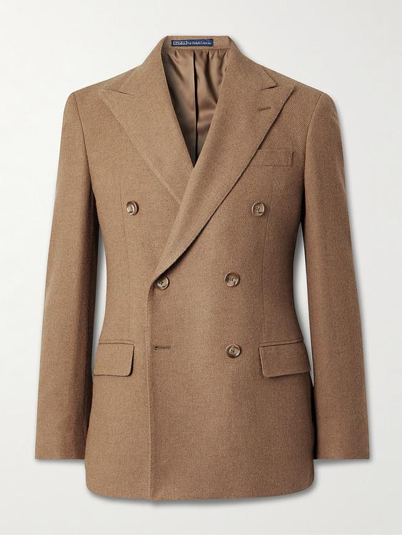 Brown double-breasted blazer from Polo Ralph Lauren