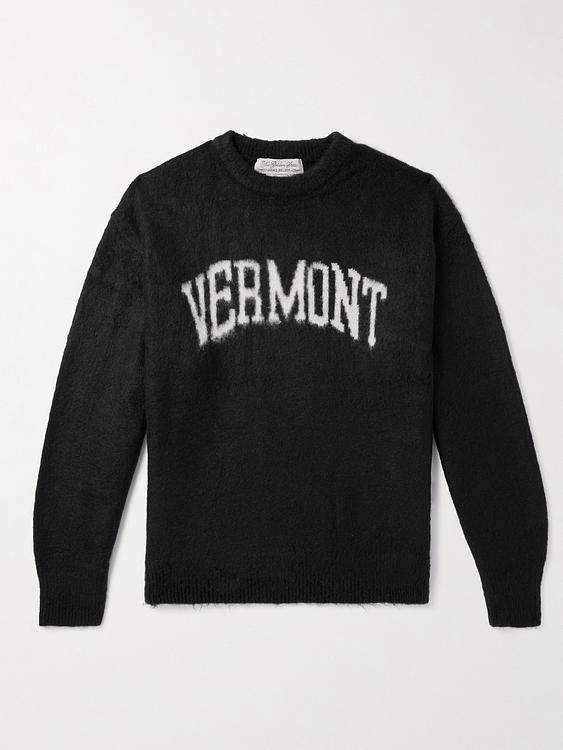 Print black sweater from Remi Relief