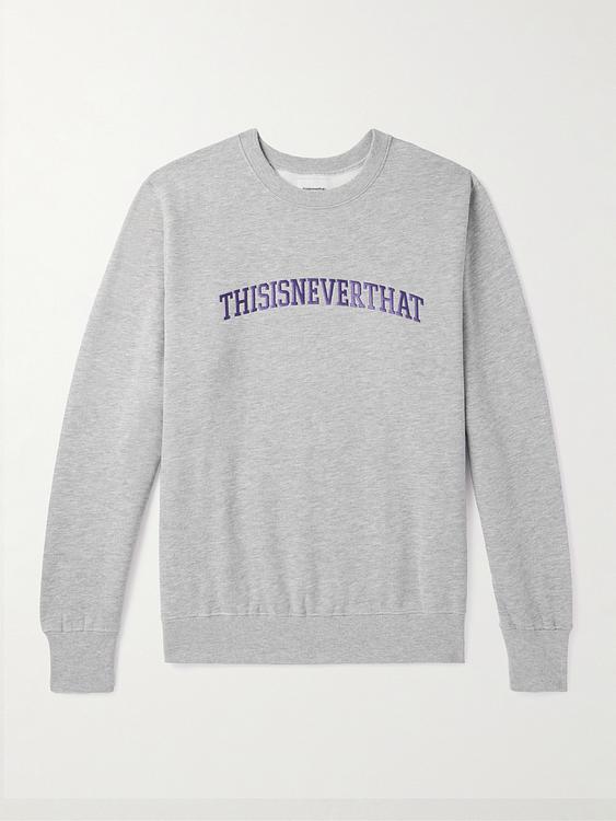 Print grey sweatshirt from Thisisneverthat