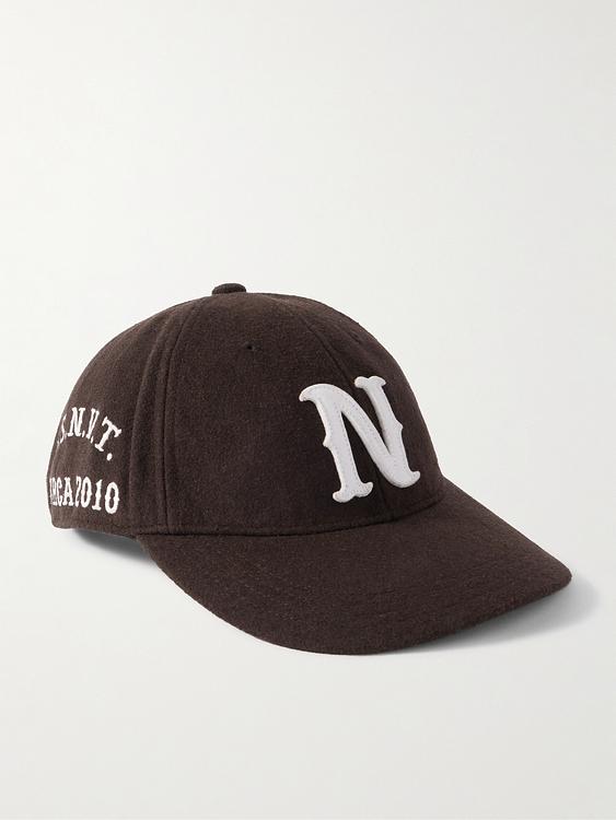 Print dark brown cap from Thisisneverthat