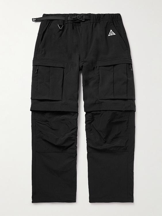 Black cargo trousers from Nike