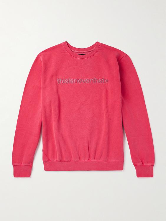 Print red sweatshirt from Thisisneverthat