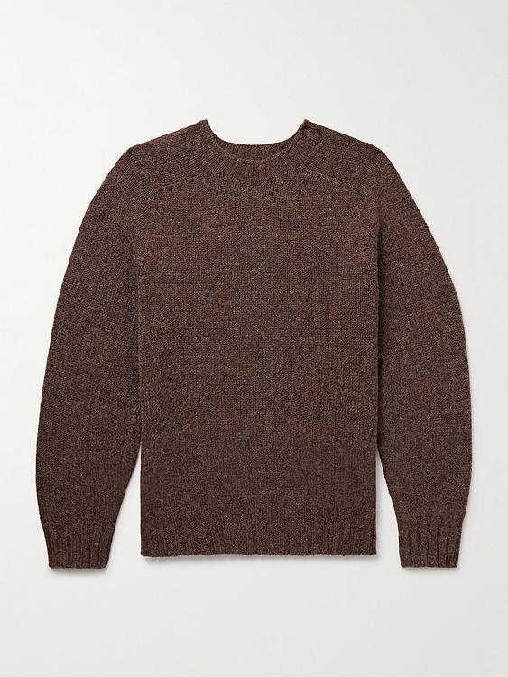 Dark brown sweater from Howlin'