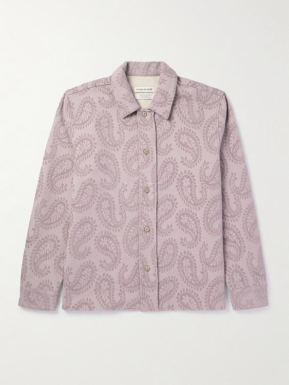 Checkered light pink overshirt from A Kind Of Guise