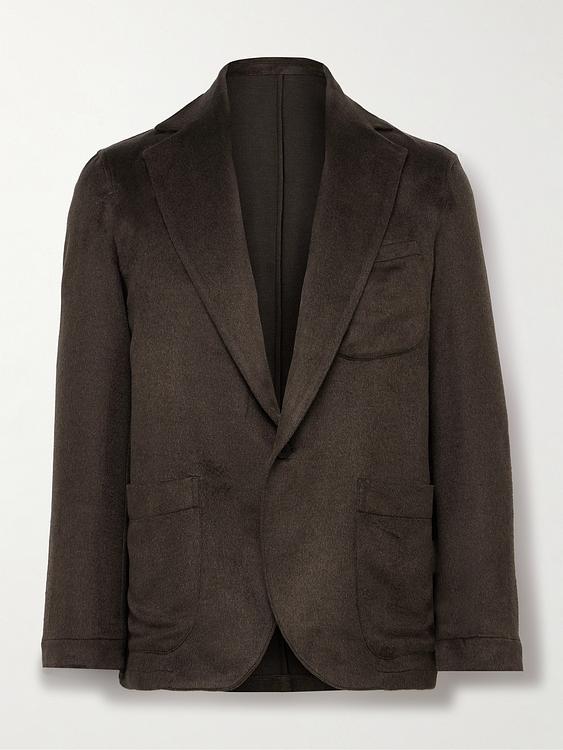 Dark brown blazer from Stòffa