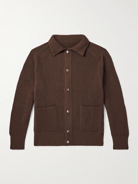 Dark brown casual shirt from Stòffa