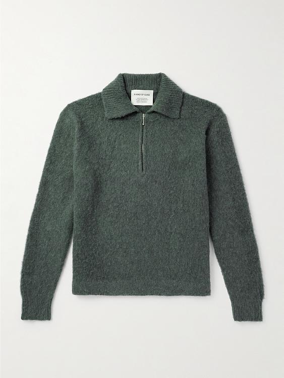 Green half-zip from A Kind Of Guise