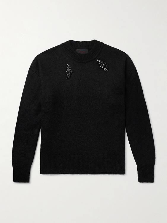 Print black sweater from Simone Rocha