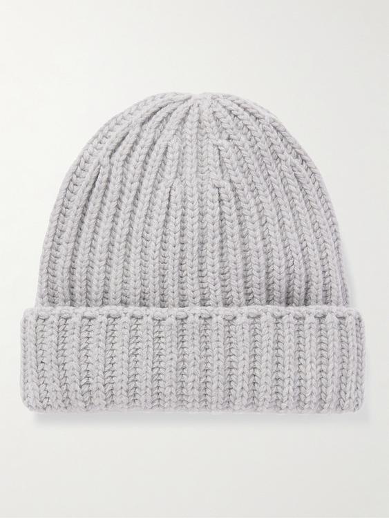 Grey beanie from Stòffa