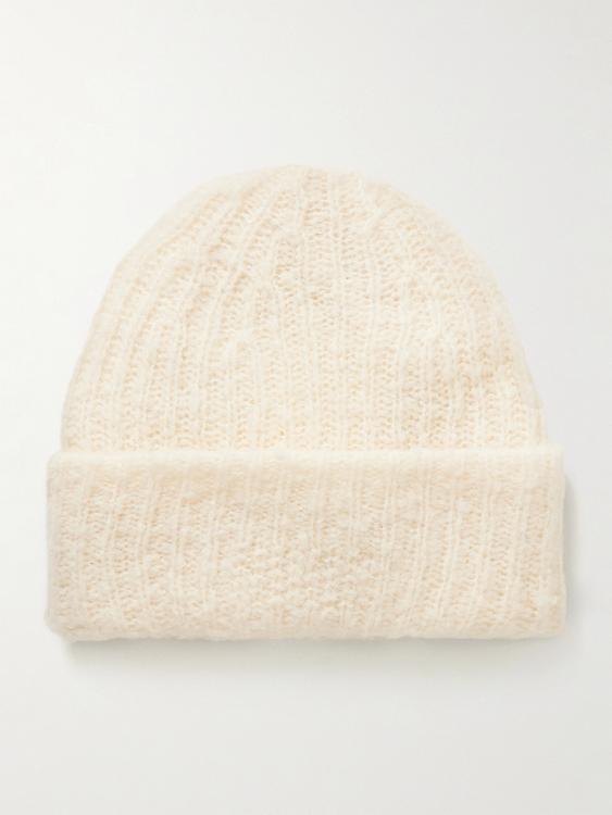 White beanie from Guest In Residence