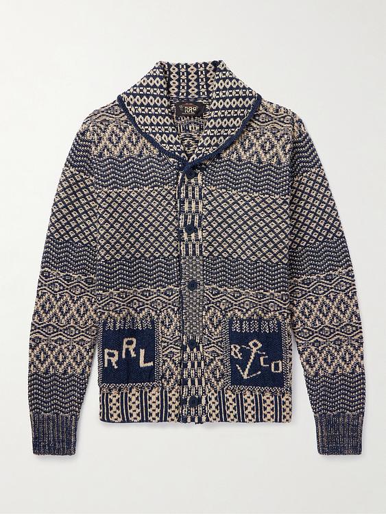 Black cardigan from RRL