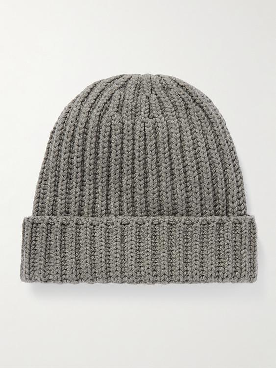 Grey beanie from Stòffa