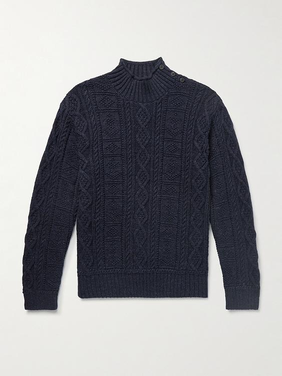 Dark blue sweater from RRL