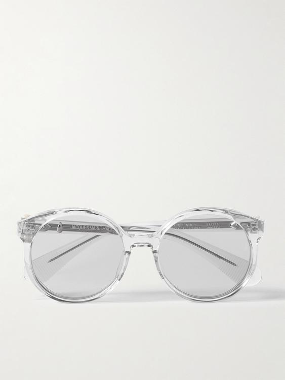 Grey round frame sunglasses from Jacques Marie Mage