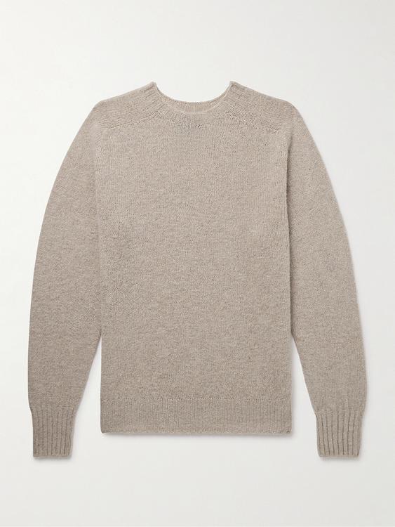 Taupe sweater from Howlin'