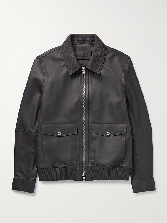 Dark grey casual jacket from Mr P.