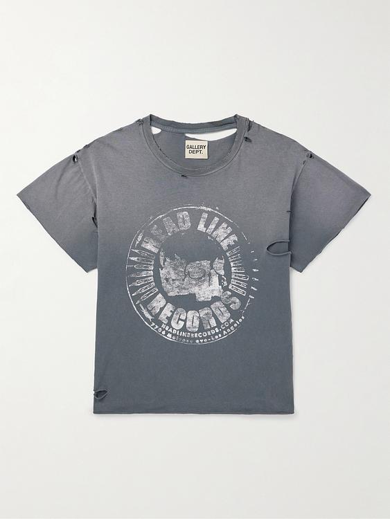 Print dark grey t-shirt from Gallery Dept.