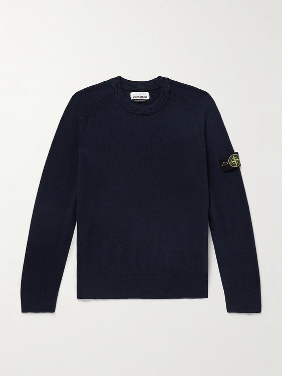 Black sweater from Stone Island