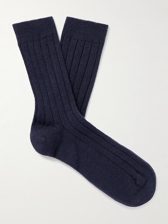 Black socks from Johnstons of Elgin