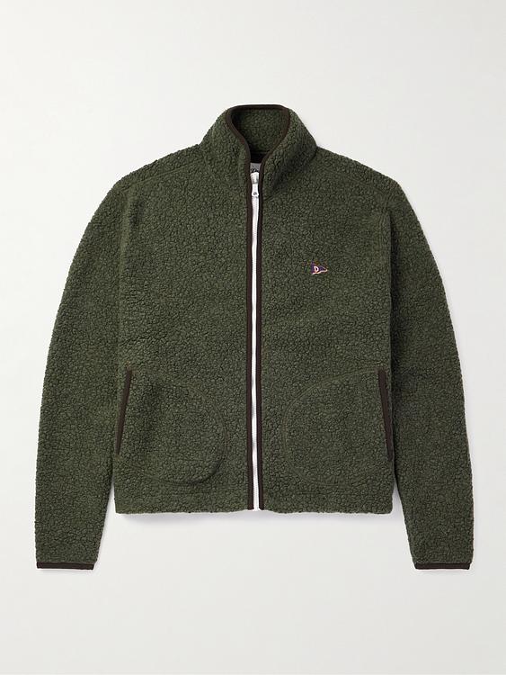 Dark green casual jacket from Drake's