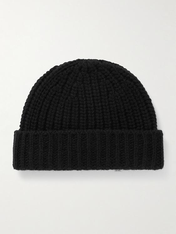 Black beanie from Johnstons of Elgin