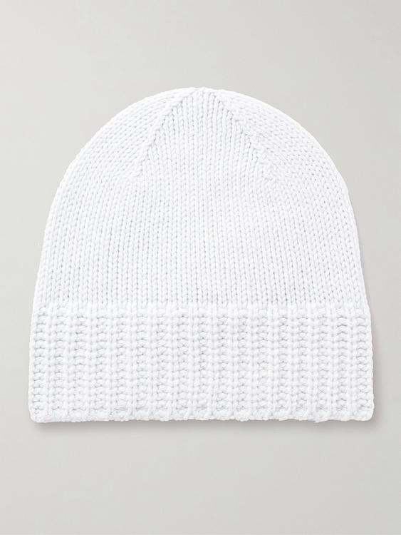 White beanie from Johnstons of Elgin