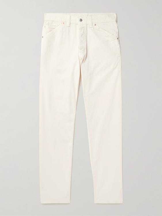 White chinos from Drake's