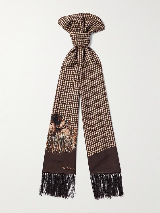 Dark brown scarve from Polo Ralph Lauren