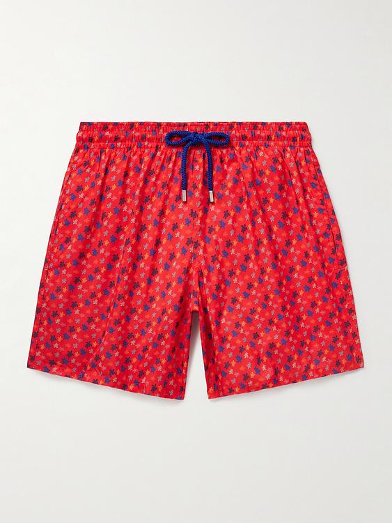 Red swim shorts from Vilebrequin