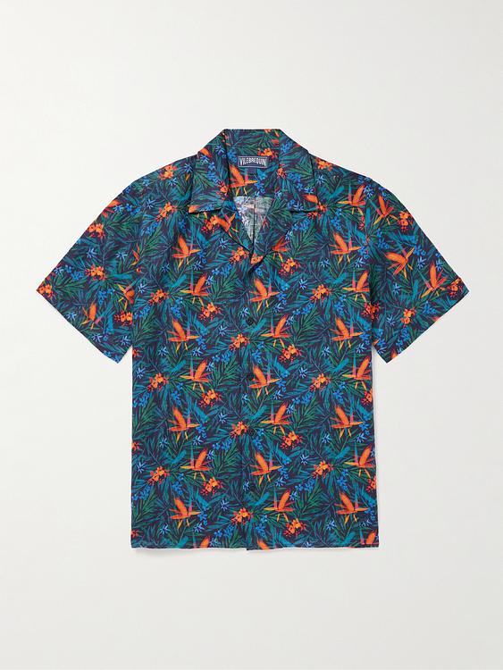 Dark blue short sleeve shirt from Vilebrequin