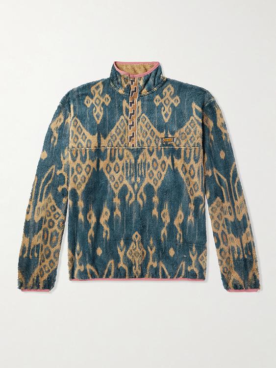 Dark blue cardigan from Kapital